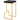Joel - Mid-Century Modern Luxury Upholstered Stool - Black / Gold