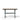 X Based Counter Height Casual Dining Table - Aqua Blue