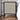 Faux Leather Nightstand, 3 Drawer - Black