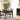 Upholstered Seat Ladderback Side Chair - Coffee
