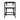 Modern Rubberwood Counter Stool Set With Upholstered Seats