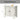 2 Door Buffet Cabinet With Adjustable Shelves - Matte White / Grayish
