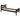 Twin Size Platform Bed With Headboard And Wooden Slat Support