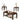 Docila - 3 Piece Pack Coffee With End Table (Set of 3) - Walnut