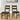 Dining Chair, Upholstered, Side, Dining Room, Transitional (Set of 2) - Brown