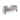 Upholstered Ottoman With 2 Bolster Pillows For Living Room - Gray