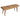 Larissa - Triple Accent Cane Bench - Beige