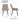 Dining Chair Set With Padded Backrests (Set of 4) - Beige
