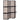 4 Panel Folding Screen With Shelves - Brown