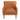 Claire - Genuine Leather Lounge Chair - Tan