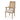 Elegant French Country Style Dining Chair With Cane Backrest