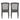 Farley - Stacking Sidechair (Set of 2) With Open Backrests - Gray
