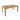 Wilson - Expandable Dining Table With Slat Design - Teak Acacia Wood