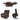 180 Degree Recliner Chair With Wireless Charging, Lumbar Support, And Dual Motor Lift - Brown