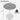 Coffee Table With Round Top For Living Rooms - Gray / White
