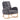 Accent Rocking Chair With Footrest, High Back