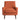 Accent Chair Upholstered With Legs - Burnt Orange