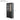 Mid Century Modern Style Tall Display Cabinet With Glass Doors For Collectibles - Black