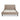 Aspen - Queen Vertical Tufted Modern Headboard Platform Bed Set - Mink