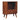 Cortez - T Bar Open Slot Cabinet - Dark Brown