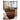 Wooden 2 Drawer Nightstand With Smokey And Asymmetrical Design - Walnut