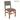 Dining Chairs (Set of 4), Mid Century Modern Fabric Upholstered Kitchen Side Chairs, Farmhouse Dining Room Chair - Brown / Gray