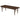 Mia - Mid-Century Modern Bench - Dark Brown