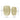 Modern Round Metal Hollow Side Table Set With Openwork Design - Gold