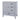 30" Bathroom Vanity With Sink, Bathroom Cabinet With A Door, 3 Drawers Legs, Adiustable Foot Pads - Gray