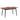 Lanae - Dining Table (Extension Bufferfly Leaf) - Natural / Black