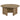 Dreydon - Round Coffee Table With Curved Pedestal Base - Light Brown