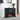 Drisana - Mirrored Fireplace - Black