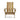 Outdoor Foldable Adirondack Chair With Slat Back - Natural