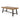 Carlisle - Industrial Coffee Table With And Slat Panel Design - Natural