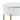Daveigh - High Gloss End Table - Gold / White