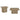 Eldridge - Coffee Table Set With Chunky Square Tops