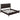 Niguel - Queen Size 4 Poster Bed With Finials, Floating Headboard - Brown