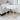 Coleen - Accent Table - White / Brass