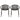 Stackable Outdoor Chairs With Breathable Plastic Backrest (Set of 2)