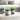 6" Tall, Artificial Plant, Succulent, Indoor, Faux, Fake, Table, Greenery, Potted, Decorative (Set of 2) - Green / Gray