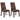 Dining Chair (Set of 2) - Espresso Brown