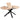 Extendable Round Dining Table - Oak