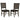 Padded Seat Side Chairs With Tapered Slats (Set of 2)