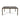 Outdoor Modern Aluminum Dining Table With Woven Accents