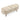Modern Ottoman Oval Storage Bench With Rubber Wood Legs