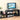 L Shape Geometric TV Stand Two Piece Extendable Media Furniture - Espresso