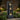 Outdoor Water Fountain With Cascading Waterfall And LED Lighting - Black