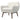 Panom - Lounge Chair - Brown / White
