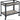 Jorgensen - Serving Cart - Rustic Oak / Charcoal