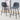 Modern Bar Chair Rounded Backrest (Set of 2)